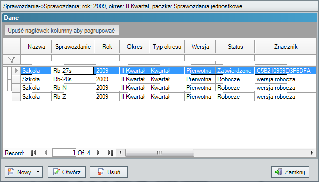 Znacznik Każde sprawozdanie (bez względu czy miesięczne czy kwartalne) i bilans jest sygnowane tzw. Znacznikiem.