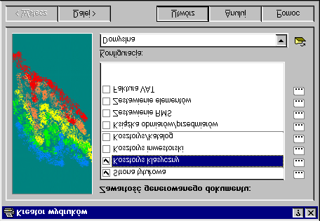 W INBUD 2000 - OPIS O KIEN 7.9 Wydruki Okno Kreatora wydruków służy do konfigurowania i tworzenia wydruków.