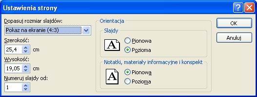 Sugeruj wybranie tej opcji spowoduje ustawienie podświetlenia na wyrazie, który sugeruje nam program.