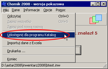 Katalog 19 Program Katalog. Ten program służy do bezpiecznego udostępniania informacji o mieniu. Operuje na komputerowych zbiorach jedynie je odczytując i nie modyfikuje ich.