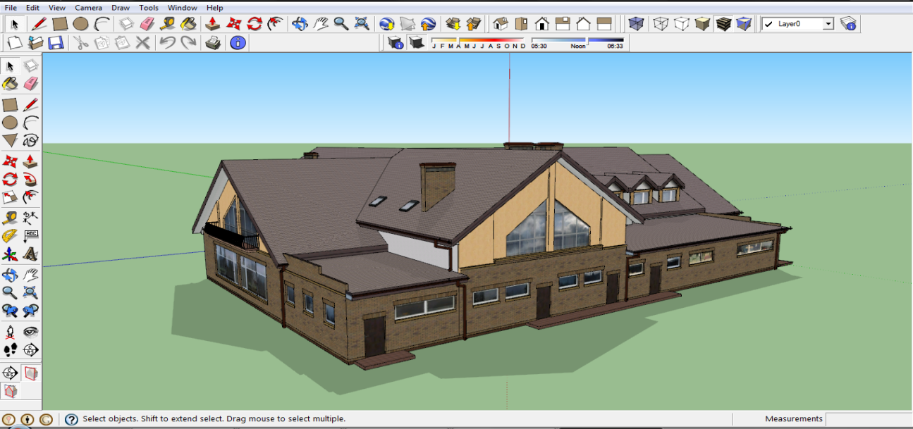 Ocena wybranych programów typu freeware do modelowania 3D obiektów Rys. 3. Okno programu 3D Canvas 8.1.