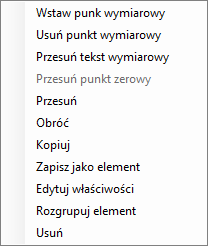 4.1.19.3 WSTAW WYMIAROWANIE AUTOMATYCZNIE Ta funkcja umożliwia automatyczne wstawianie wymiarów dla połaci lub ścian drewnianych w technologii szkieletowej lub słupoworyglowej.