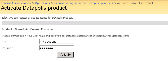 b. Przejdź do sekcji Operacje klikając w zakładkę Operacje w górnym menu. c. Na stronie Operacje wybierz Zarządzanie licencjami firmy Datapolis pod nagłowkiem Konfiguracja Datapolis. 3.