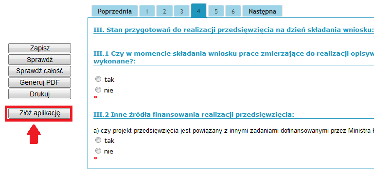 3. Złożenie Elektronicznej Aplikacji Instrukcja Krok Po Kroku od założenia konta do złożenia aplikacji i wysłania wniosku A Jeśli nie dysponujesz kwalifikowanym podpisem elektronicznym: Krok 6/A.