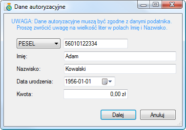 Zarządzanie e-deklaracjami 4 5 tyczność deklaracji/wniosku elektronicznego następuje w tym przypadku w oparciu o następujący zestaw cech informacyjnych podatnika: identyfikator podatkowy (NIP lub