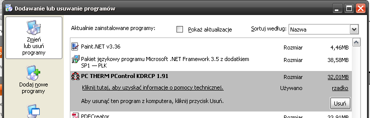 udostępnij ten katalog dla wszystkich użytkowników potwierdź zmiany klawiszem OK otwórz Panel Sterowania i uruchom BDE Administrator i w zakładce Configuration>Drivers>Native>PARADOX ustawić w