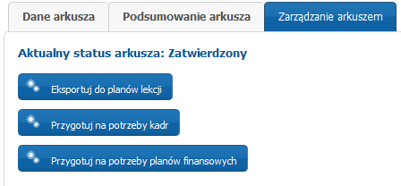 Arkusz organizacyjny