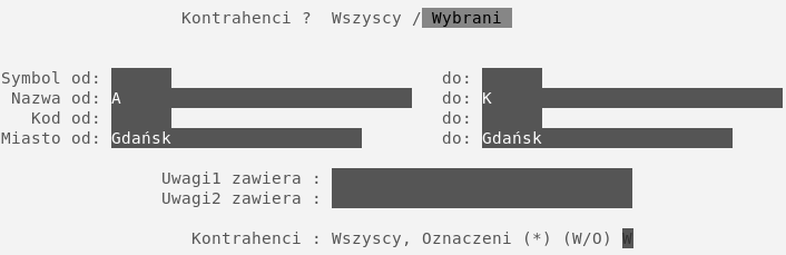 4. Sprzedaż 34/139 sformułowanie treści listu, wydrukowanie treści listu, wydrukowanie etykiet na papierze ciągłym lub arkuszu A4.