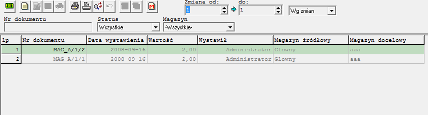 S t r o n a 65 Dokumenty MM+ Menu Dokumenty >MM+ Zatwierdzanie / odrzucanie dokumentu MM+ Dokumenty MM+ powstają w wyniku wygenerowania odpowiedniego dokumentu MM-, w przypadku gdy system działa w