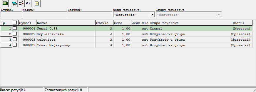 S t r o n a 66 Uzupełnianie danych nagłówka dokumentu MM- Magazyn: Wybieramy magazyn z którego stanów zostaną przeniesione towary. Magazyn docelowy : Wybieramy magazyn któremu zasilamy stany.