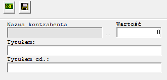 S t r o n a 74 Dokumenty KW Menu Dokumenty > KW Dodawanie dokumentu KW Aby utworzyd nowy dokument produkcji należy użyd ikony na belce głównej okna dokumentów KW, W oknie edycji dokumentu KW należy