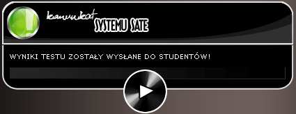 wykonania danego polecenia. Rys.6.9. Przykładowy komunikat informujący o wykonaniu polecenia przez system 6.4.