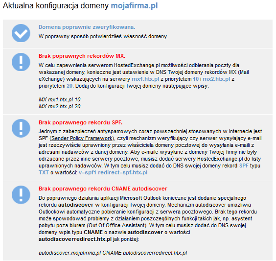 str. 15 Jeśli zmiany nie rozpropagowały się jeszcze całkowicie wynik będzie