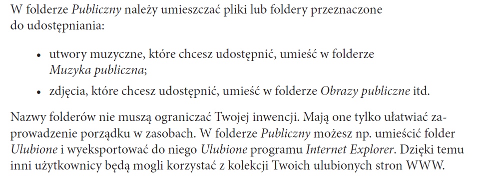 Co umieszczać w