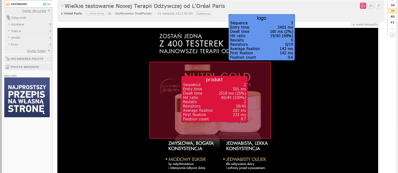 Eyetracking w e-mail marketingu Naocznie o mailingach i newsletterach 6 Metody psychofizjologiczne, takie jak eyetracking lub różnorodne metody pozwalające na obserwację aktywności mózgu, umożliwiają