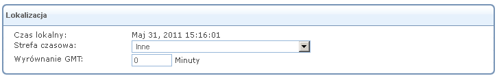 6.2. Ustawianie daty i czasu Sekcja Data i godzina w menu umożliwia skonfigurowanie bramy i strefy czasowej. Rysunek 6.