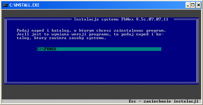 II. INSTALACJA SYSTEMU 2.1. Instalacja systemu w środowisku Windows Przed rozpoczęciem instalacji należy zmodyfikować ustawienia systemu operacyjnego.