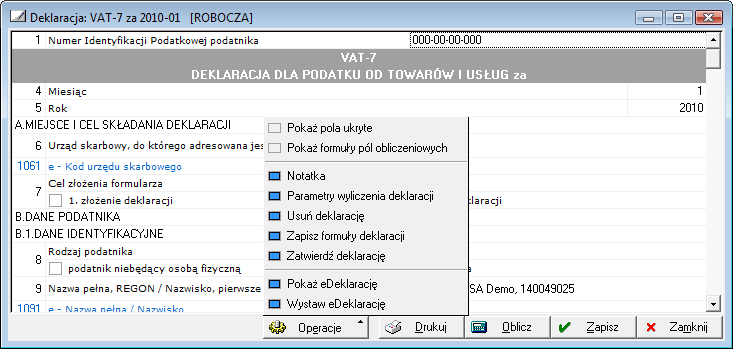 Symfonia Finanse i Księgowość 4 / 21 Integracja z modułem E-Deklaracje Umożliwiono integrację programu Finanse i Księgowość z programem E-Deklaracje w wersji 2010.1 (EDK).