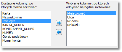 Innym sposobem wyszukiwania jest filtrowanie danych czyli zawężanie obszaru poszukiwań do kartotek spełniających określone kryterium, w lewym dolnym rogu znajduje się - jest to przycisk funkcyjny,