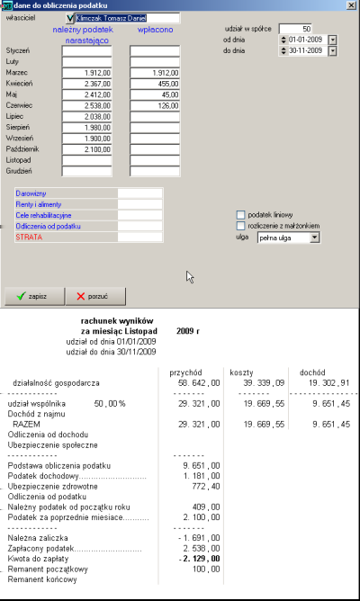 88 Podatkowa Księga Przychodów i Rozchodów