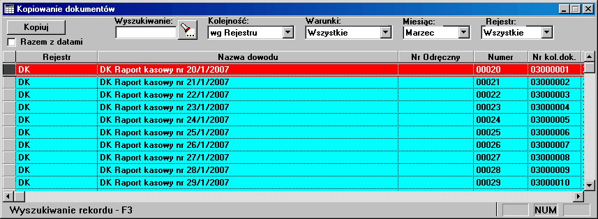 Dziennik 5.1.4.4 Zbiorcze rozliczanie transakcji kontrahentów Funkcja pozwala na automatyczne wygenerowanie dekretu potwierdzenie przelewu dla wybranych transakcji.