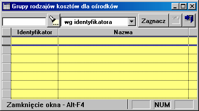 Kartoteki systemu FK wykonywane jest automatycznie po wypełnieniu danych formularza automatu dekretującego (F7-Koszty), przy ustawieniu opcji krąg kosztowy.