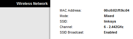 Local Network Informacje o sieci lokalnej: MAC adres, adres IP routera po stronie LAN, maska sieci lokalnej Informacje o stanie serwera DHCP: Włączony/Wyłączony(Enabled/Disabled), zakres