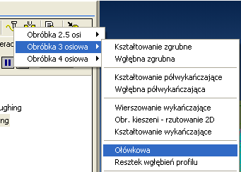 2. Kliknij Utwórz/Edytuj narzędzie i wybierz BallMill-0.125.