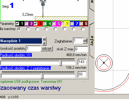 Dzięki temu można przygotować w jednym projekcie zarówno ścieżkę narzędzia jak również zarys detalu, który wyłączamy z obróbki.