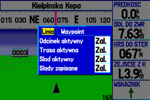 Ustawienia Autostrady Układ strony (Set Up Page Layout) umożliwia wybranie sposobu wyświetlania (ilości i rozmiaru) pól danych.