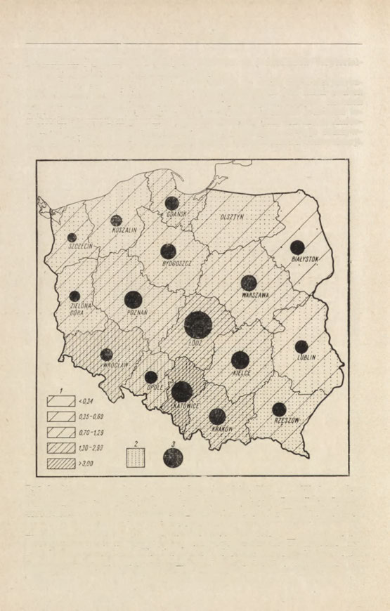 328 Stanisław Herman przestrzennej przemysłu występuje zarówno w jednostkach terytorialnych silnie, jak i słabo uprzemysłowionych. 6.