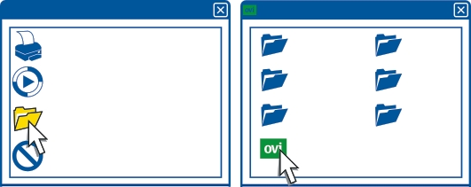Instalowanie pakietu Nokia Ovi Suite na komputerze 21 2 Na komputerze wybierz Zainstaluj Nokia Ovi Suite. Jeżeli okno instalacji nie otworzy się automatycznie, otwórz plik instalacyjny ręcznie.