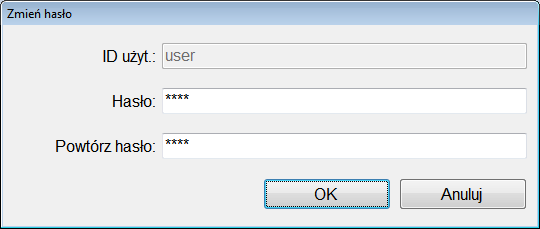 Logowanie do programu Ekran logowania 1) Wprowadź ID użytkownika do "ID użytk.". 2) Wprowadź hasło do "Hasło".