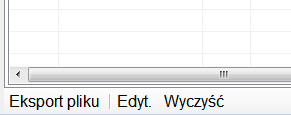 Wyświetlanie ekranu Edycja tabeli komunikacji pompy lub ekranu Edycja tabeli komunik. statywu 1) Kliknij zakładkę [Tabela kom. pompy] lub [Tabela kom. statywu].