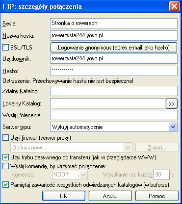 Nvu posiada swój mechanizm publikowania strony w menu Plik, Publikuj, ale bardziej skuteczne jest wykorzystanie specjalnego darmowego programu np. Total Commandera. Znajdziemy go w Internecie.