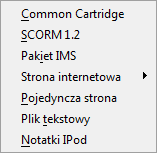 Zapisywanie gotowego zasobu Sposób zapisania projektu zasobu nie różni się od rozwiązań stosowanych w innych programach.