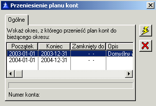 Po uruchomieniu kreator pyta o to, jak ma wyglądać Ŝądany plan. Dostępny jest plan kont: spółki akcyjnej, spółki z o.o., spółki cywilnej, spółdzielni, przedsiębiorstwa państwowego.