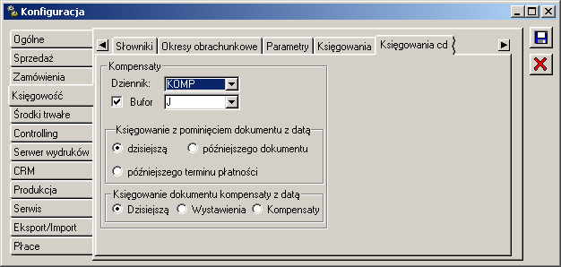 Rys. 9.4 Konfiguracja, zakładka: Parametry. 9.3.1.