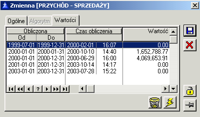 Wprowadzoną zmienną naleŝy zatwierdzić przyciskiem: [Zapisz zmiany].