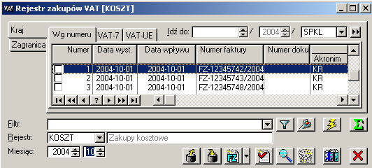 9.3.5 Zaawansowane operacje księgowe Wykonywanie czynności w module: Księgowość, jest uzaleŝnione od ustanowienia uprawnień i zakazów dla operatora.