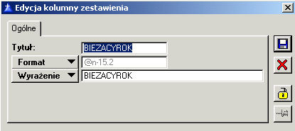 Ustalanie kolejności pozycji na liście moŝe być wykonywane poprzez uŝycie przycisków: w grę], [Przesuń w dół], które słuŝą do przesuwania zaznaczonej linijki w górę lub w dół.