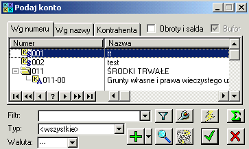 konta pozabilansowe w walutach obcych, na których będą ewidencjonowane wartości w walutach.