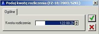 UWAGA: Aby na liście były widoczne opcje częściowego rozliczenia i kompensaty naleŝy najpierw w konfiguracji systemu, na zakładce pionowej Księgowość i zakładce poziomej Parametry zaznaczyć pole: