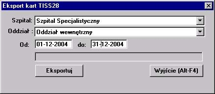 Eksport pobytów oddziałów psychiatrycznych zaznaczenie pola spowoduje wyeksportowanie danych z oddziałów psychiatrycznych Eksport pobytów oddziałów stacji dializ (kod resortowy: 4132, 4133)