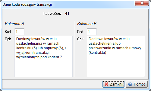 1.12.12 Cechy miejsc zakupu W słowniku tym możemy zdefiniować cechy dla danego miejsca zakupu.