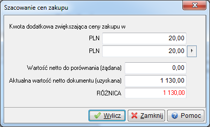 Okno Zestawienia VAT można edytować po kliknięciu na przycisk:, umieszczony przy opcji Zestawienie podatku VAT, natomiast Stawki na Ewidencję VAT można zmienić poprzez kliknięcie na przycisk <Stawki>