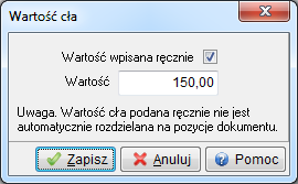 walutę, wówczas program domyślnie pobierze walutę i aktualną dla niej tabelę kursową. Domyślną walutę kontrahenta wprowadzamy podczas edycji danych kontrahenta na zakładce Inne.