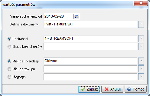 4.12.5 Braki w ofercie Opcja ta umożliwia użytkownikowi sporządzenie spisu braków w ofercie, czyli tego, czego nie posiadamy w swojej ofercie, a o co często pytają klienci.