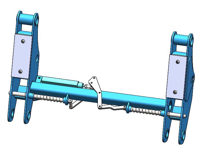 approx. 720 kg) and a required increased range of tool dislocation against the ground, as well as to ensure the right depth of tool submersion under water.