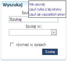 Po wprowadzeniu tytułu w polu tekstowym należy ponownie kliknąć na przycisk z dyskietką:, aby zapisać zmiany. Rys. 189 Plugin Login, zapis zmiany nagłówka.